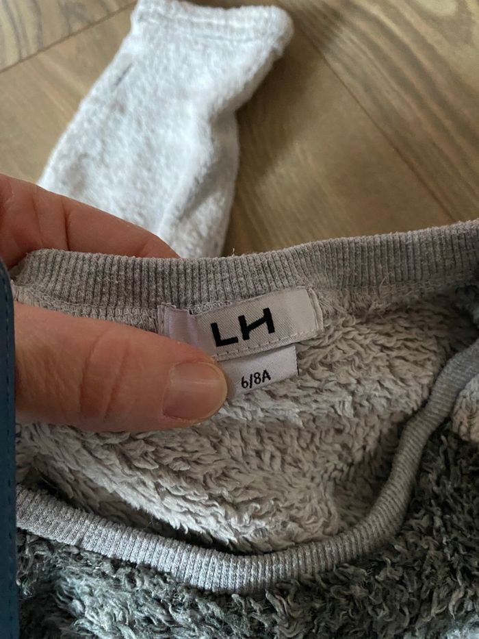 Pyjama 6/8 ans épais hiver gris koala - photo numéro 3