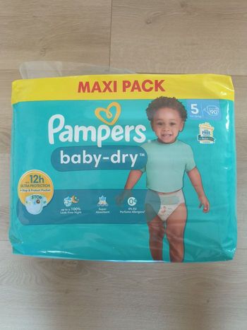 Maxi pack Pampers baby dry taille 5