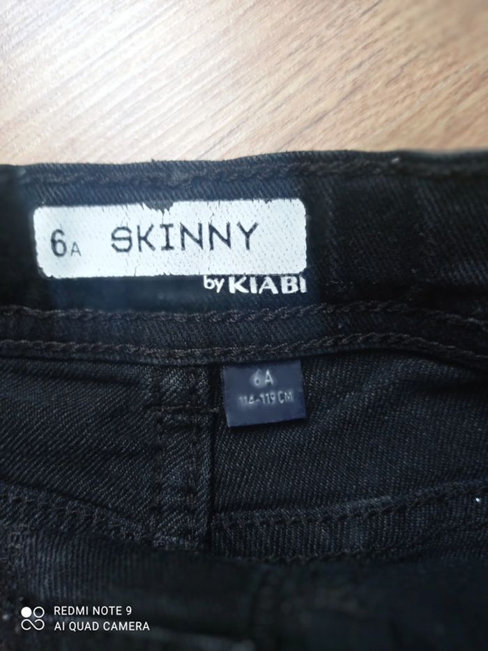 Jean skinny noir garçon, KIABI, taille 6 ans - photo numéro 5