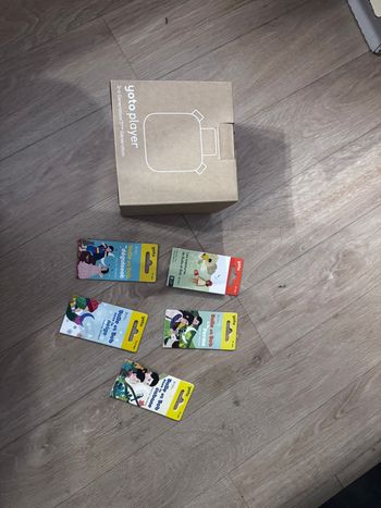 Yoto box + lot cartes bulle et bob ( 10 cartes ) NEUF