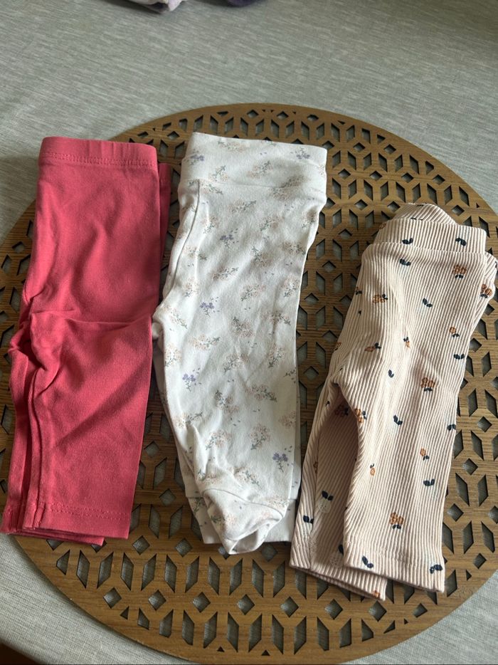 Lot leggings - 1 mois