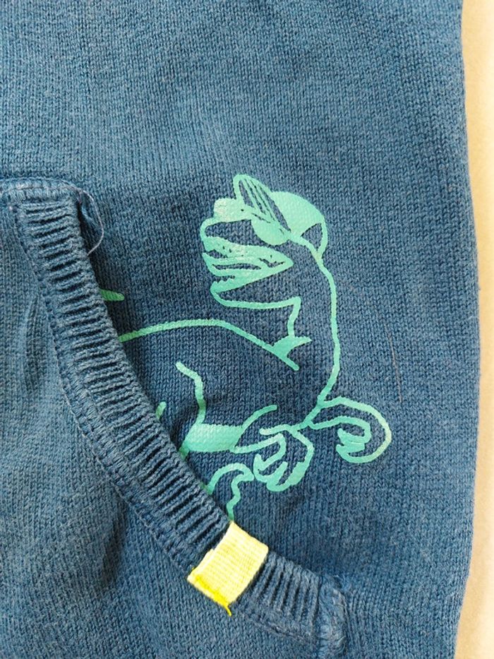 Gilet bleu zippé - photo numéro 4