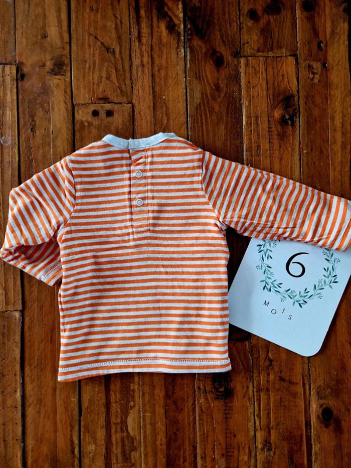 T-shirt manches longues réversible Orchestra - photo numéro 4