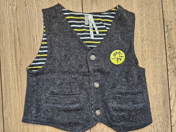 Gilet sans manche gris Orchestra 6 mois neuf