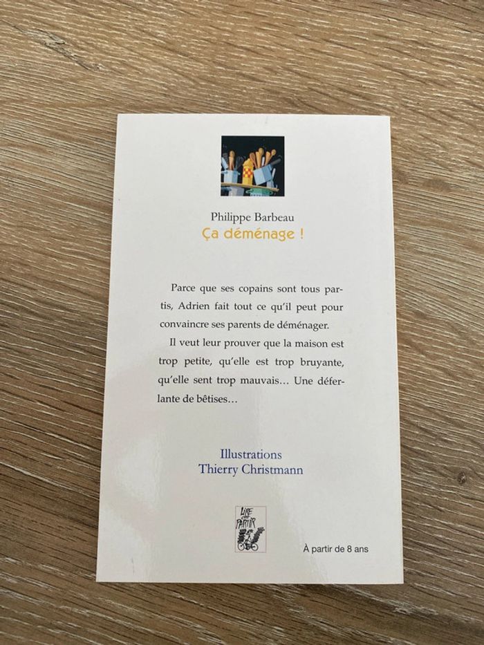 livre enfant Ça déménage Philippe Barbeau - photo numéro 2
