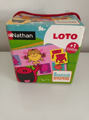 Loto les monsieur Madame Nathan complet