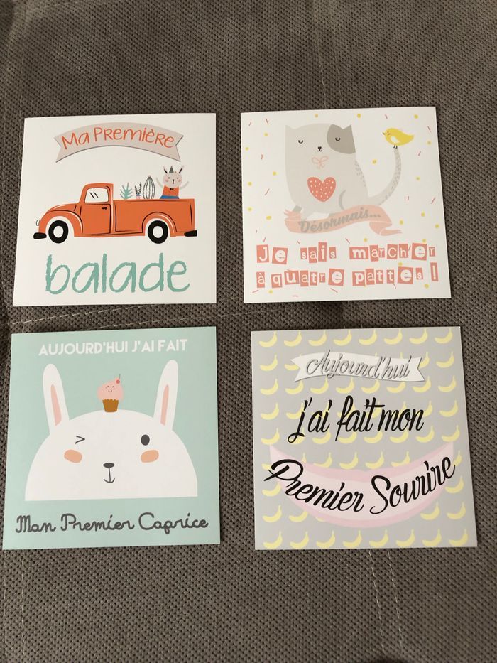 Coffret ( cartes étapes et stickers étapes )  - la première année - photo numéro 6