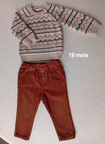 Ensemble Vertbaudet taille 18 mois 
