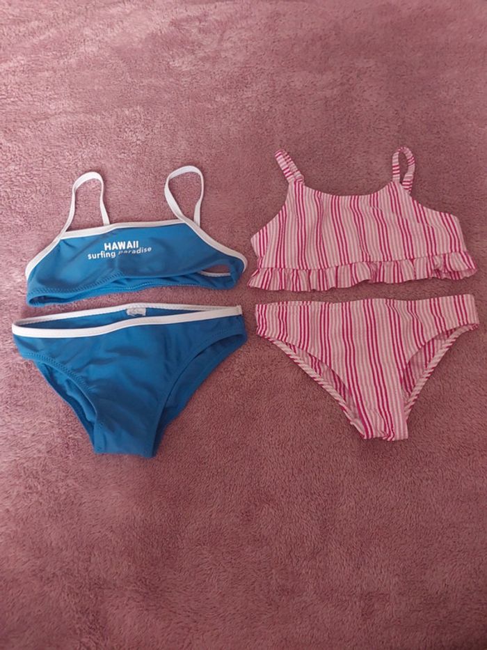 Lot de deux maillot de bain 4 ans