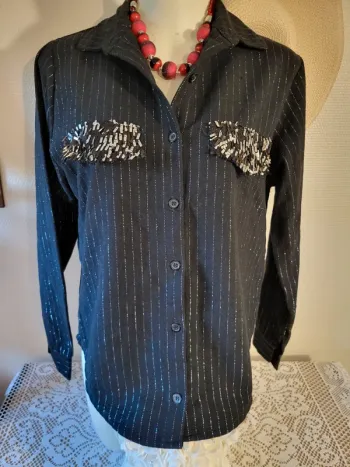 Chemise strass
