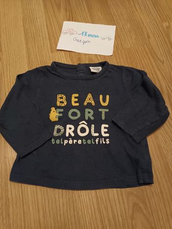 Tshirt 18 mois tape a l oeil