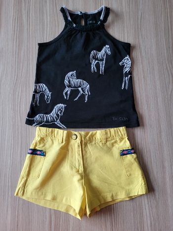 Short sergent major+ Tee-shirt ikks 4 ans