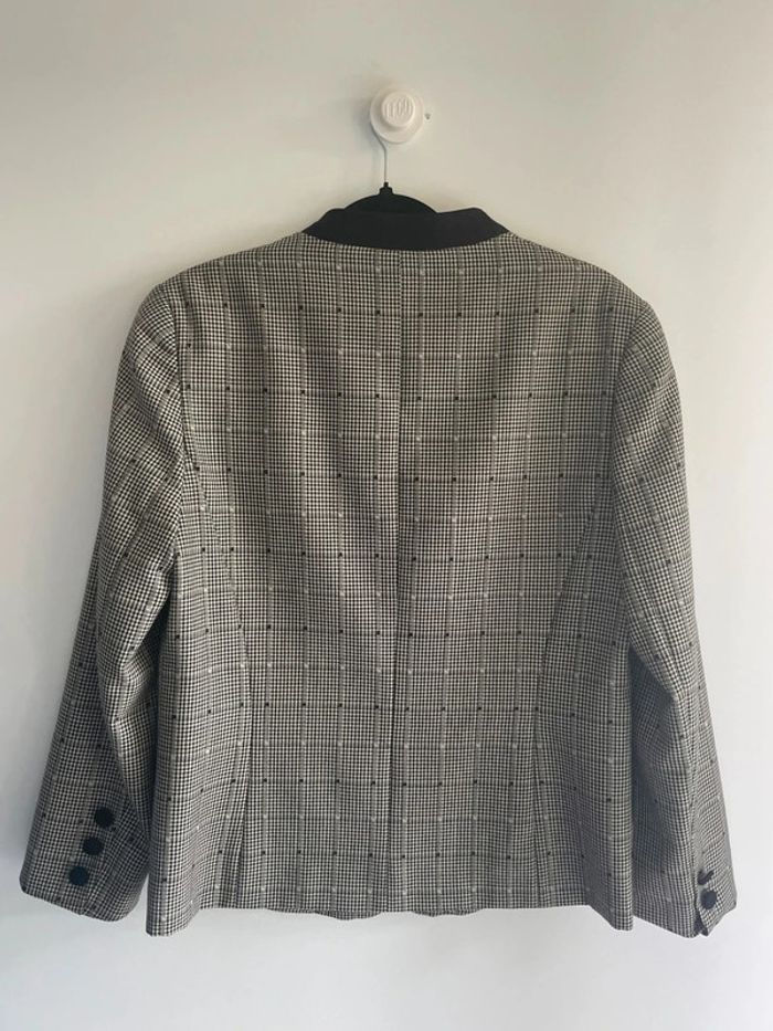 blazer Blazer pied-de-poule vintage T.40 - photo numéro 5