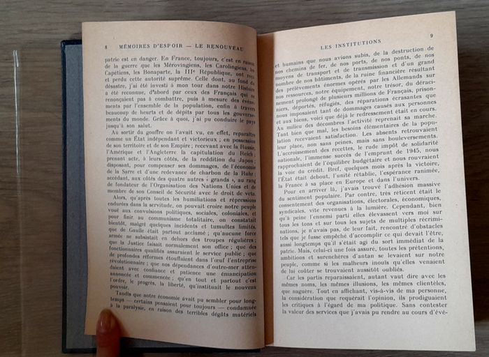 Charles de Gaulle - Mémoires d'Espoir le renouveau 1958 1962 - photo numéro 5
