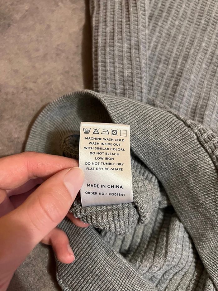 Pull NN07 Lars gris taille S - photo numéro 8