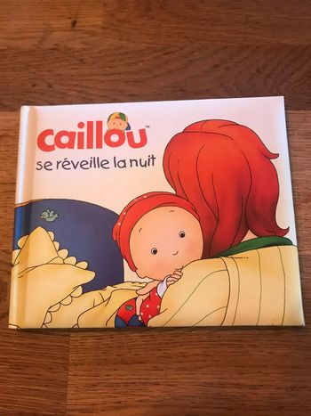 Livre Caillou se réveille la nuit