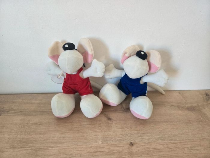Lot de 2 peluches Diddl et Diddlina - photo numéro 2