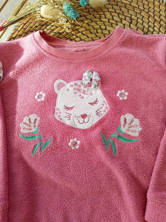 Pyjama 2 pièces tons lilas imprimé Sergent Major taille 3 ans - photo numéro 4