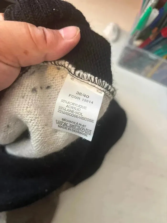 Pull à col haut taille 38/40 marque 3suisses - photo numéro 5