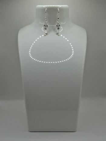 Boucle d'oreille clé