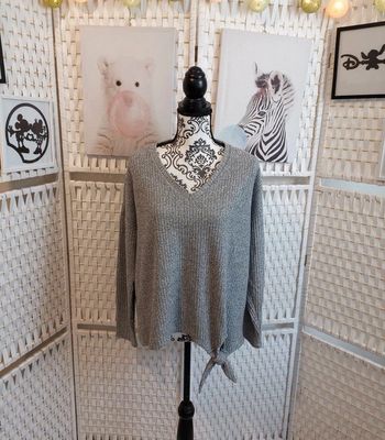 💕Jolie pull gris chiné femme TL / 40 C&A 💕