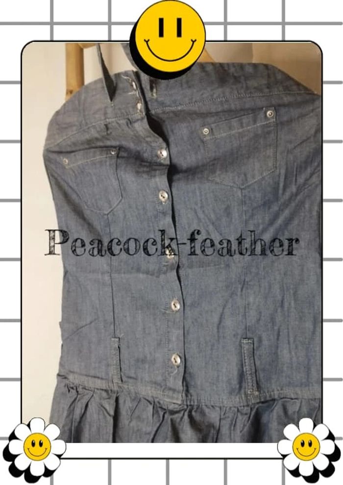 Robe jean bustier 38 - photo numéro 3