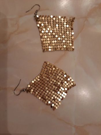 Boucles d'oreilles maille