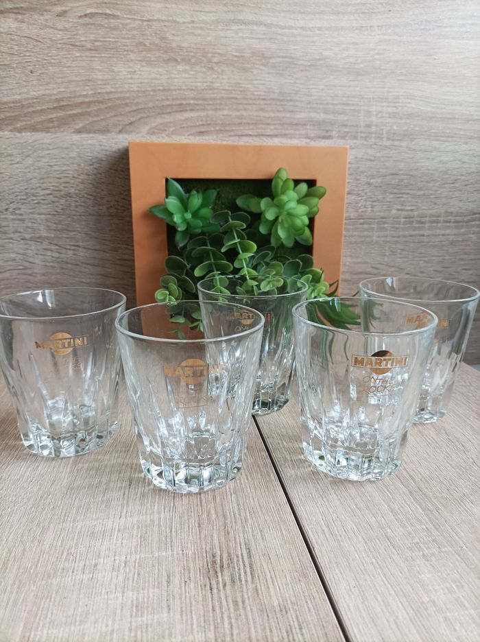Lot 5 verres Martini - photo numéro 3
