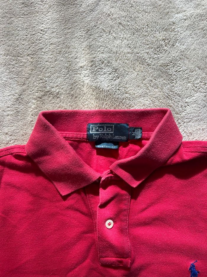 Polo Ralph Lauren - Custom Fit - Rouge - Taille M - photo numéro 6