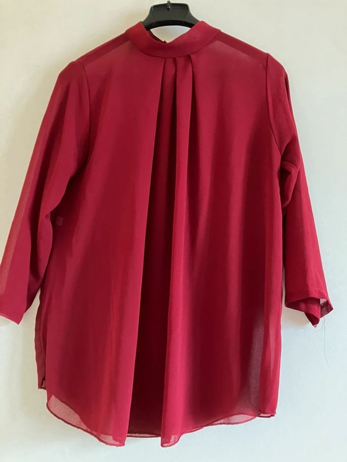 Blouse légère rouge