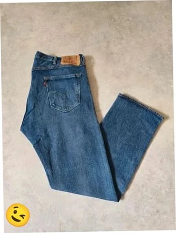 Jeans Levi's 501 W38 FR48 L30 coupe droite bleu Homme Men pan417b