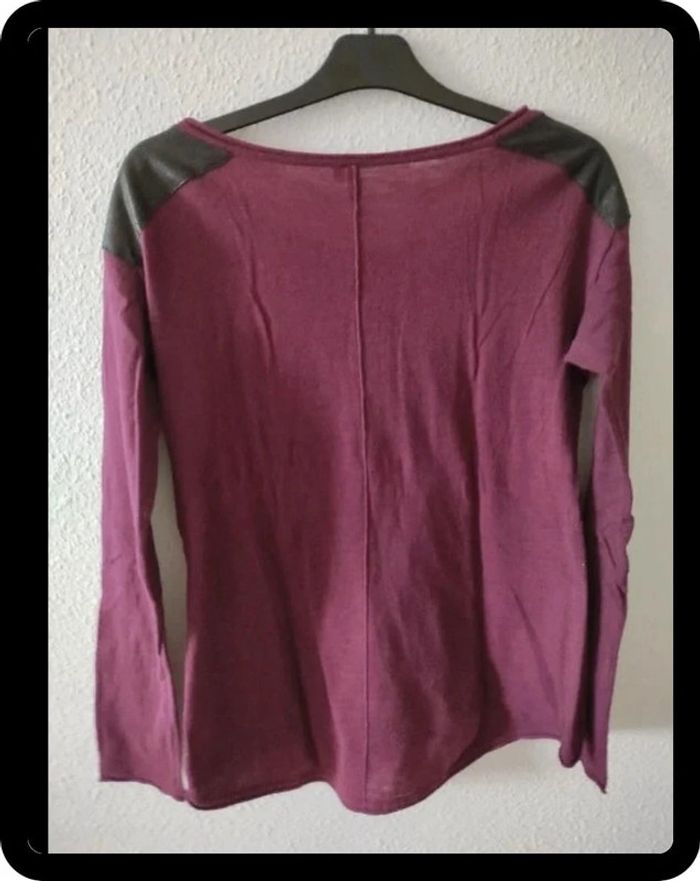 Pull bordeaux - photo numéro 2