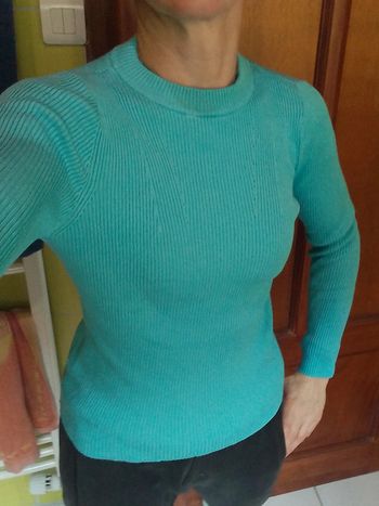 Pull femme bleu turquoise Pimkie