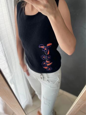 Débardeur doux sans manche femme