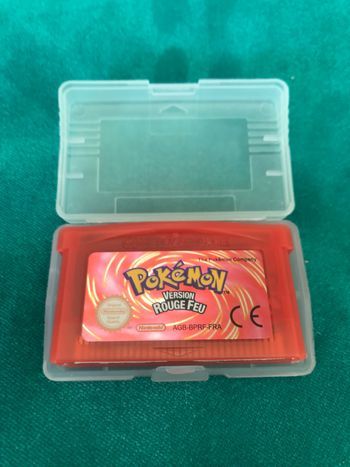Jeu pokemon version Rouge Feu pour Game Boy Advance Gameboy GBA