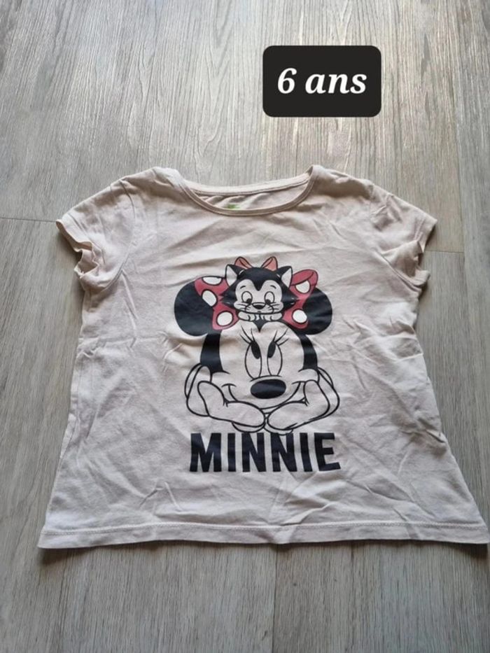 T shirt minnie 6 ans