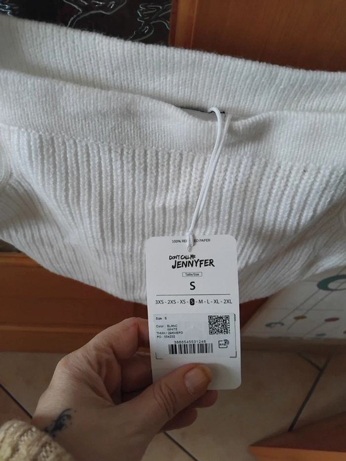 Pull crop top à bretelles - photo numéro 2