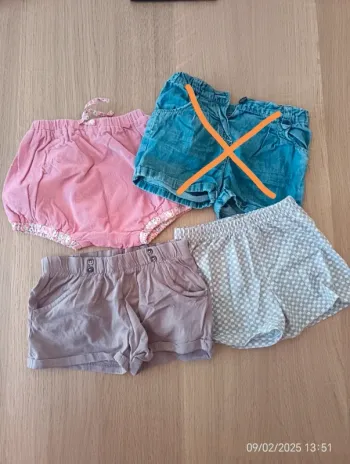 Lot de 3 shorts 18 mois