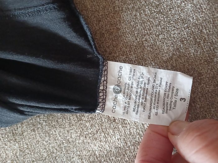 Pantalon fille 98% coton kiabi noir 12 ans très bon état - photo numéro 8