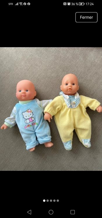 Lot de 2 petits bébés 