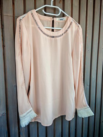 Blouse rose pale