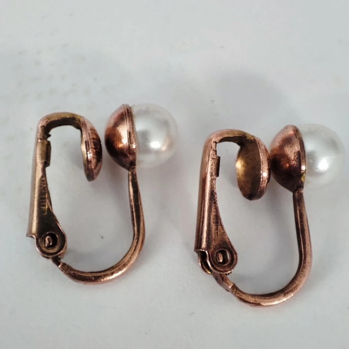 Clips d'oreilles perle - photo numéro 4