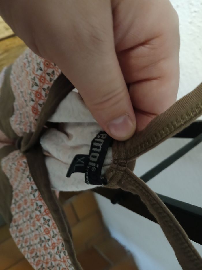 DEBARDEUR FANTAISIE MARRON EMOI - photo numéro 2