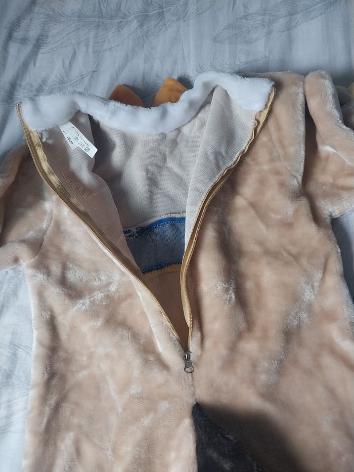 Combinaison déguisement peluche 2-3 ans – 80 cm - photo numéro 7