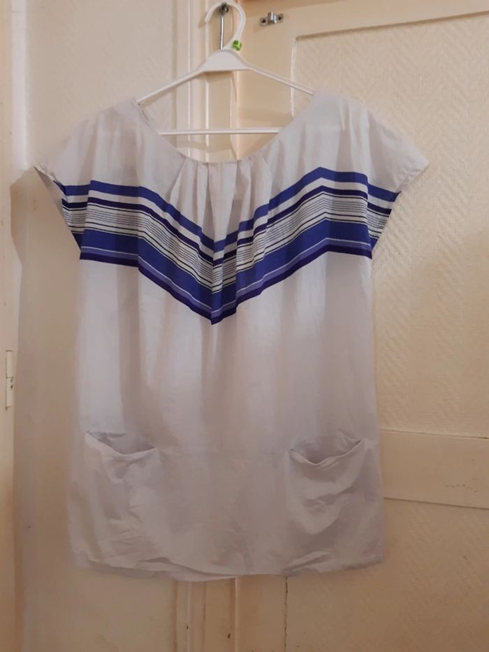 Blouse femme manche courte