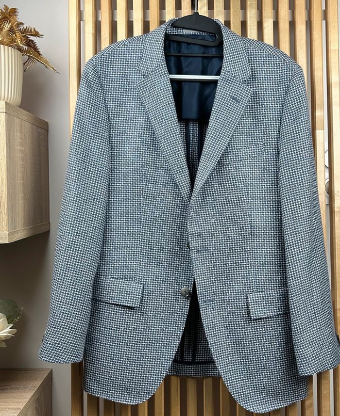 Blazer Boss Tailored – Lin, Laine et Soie, Regular, Taille 50 FR - photo numéro 4