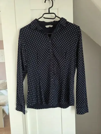 Chemisier top a pois vintage femme taille 38