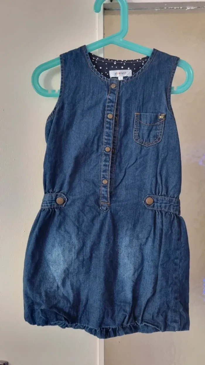 Robe en jeans taille 5 ans kidkanai - photo numéro 2