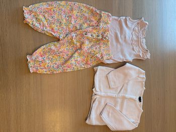Ensemble fille rose 6 mois