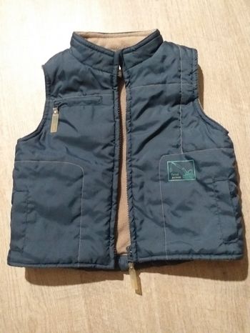 Manteau sans manche Kiabi garçon 6 mois